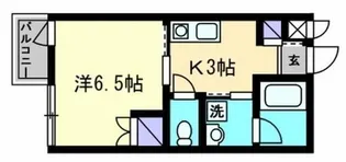 ジャンヌ喜与町【102号室】の間取り