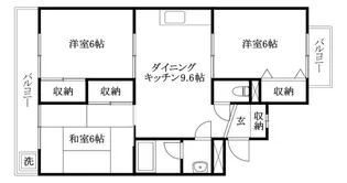 越智マンション【102号室】の間取り