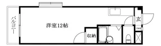 ルミウス南斎院【413号室】の間取り
