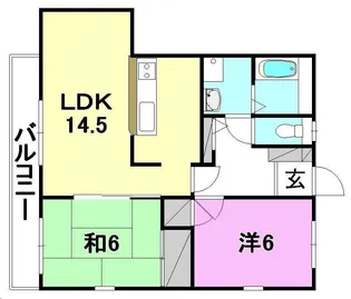 フォブールキュア井上【202号室】の間取り