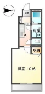 クオーレ【102号室】の間取り