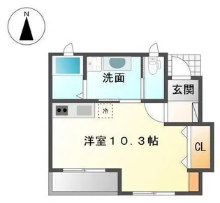シャルマンN【103号室】の間取り