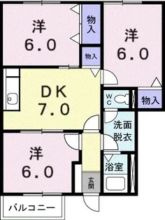 プレッソ新川【101号室】の間取り