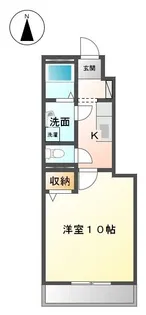 インペリアルコート【102号室】の間取り