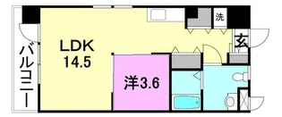 コヴェント ガーデン二番町【203号室】の間取り