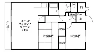 オーキッドテラス志津川【303号室】の間取り