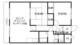 オーキッドテラス志津川【402号室】の間取り