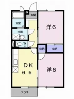 エルディム畑寺【101号室】の間取り