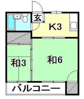 第2松岡ハイツ【302号室】の間取り