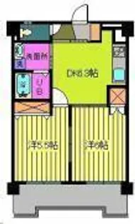 第100杉フラット【203号室】の間取り