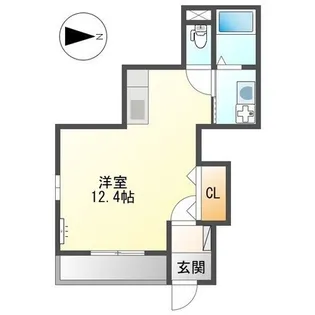 グランディールN【101号室】の間取り