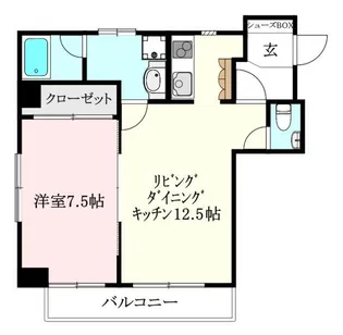 エスペランサ勝山【701号室】の間取り