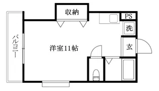 GEN持田館【205号室】の間取り