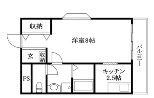 プレアール三番町【101号室】の間取り