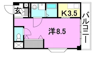 プレアール三番町【305号室】の間取り