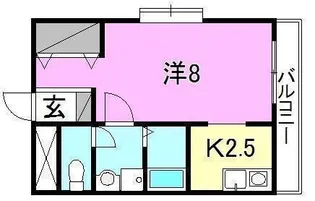 プレアール三番町【401号室】の間取り