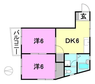 セキヤハイツ【302号室】の間取り