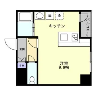 大手町ジョア【809号室】の間取り