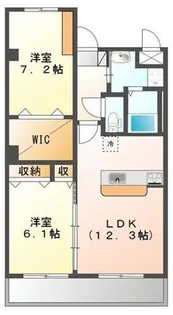 サンコレクト【105号室】の間取り