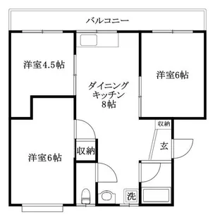 コデラビル【207号室】の間取り