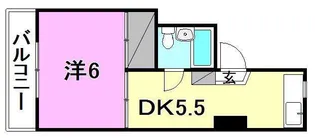 清水ビル(柳井町)【402号室】の間取り