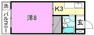 枝松マンション【202号室】の間取り