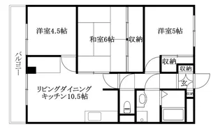 グランフォレスト【103号室】の間取り