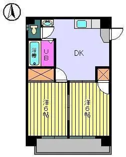 メゾン宝【303号室】の間取り