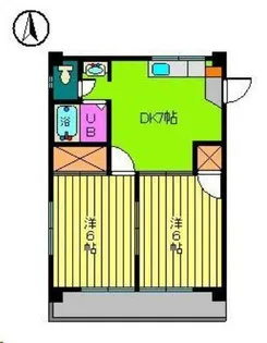 アン・メゾン【202号室】の間取り