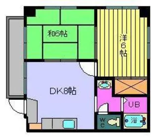 HISA山越【302号室】の間取り