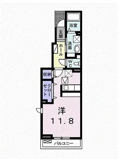 ベネディーレ 2【106号室】の間取り
