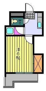 サザンコート永代【202号室】の間取り