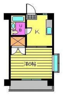 ハイツ清水【201号室】の間取り