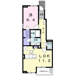 ニューカーサ S2【B103号室】の間取り