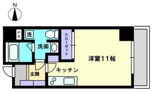 ヴィゴーレ本町【403号室】の間取り