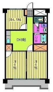 第81杉フラット【506号室】の間取り