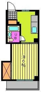 コーポ福原【301号室】の間取り