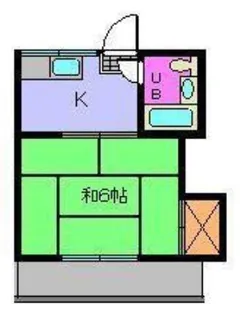 コーポあゆみ【103号室】の間取り