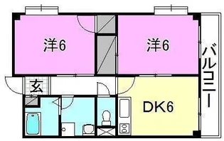 明神海運ビル【405号室】の間取り