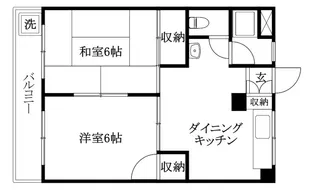 ABCハイム東長戸【304号室】の間取り