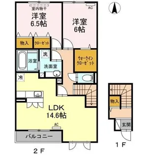 イノセント シャイン【205号室】の間取り