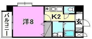 メゾンドール錦町【506号室】の間取り