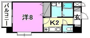メゾンドール錦町【507号室】の間取り