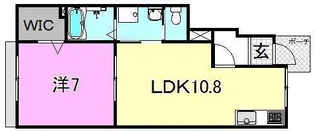 LUMIELE小坂B棟【1-2号室】の間取り