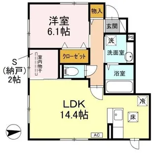 シャルマンコート【103号室】の間取り