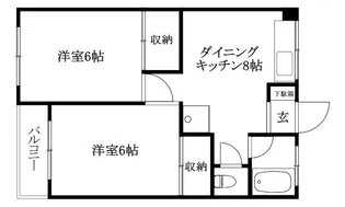 グレース立花2【302号室】の間取り