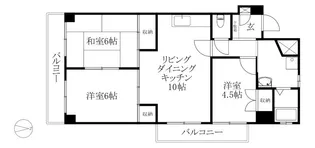 マンション南小坂【101号室】の間取り