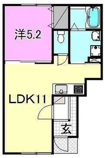 スペリオ道後【102号室】の間取り