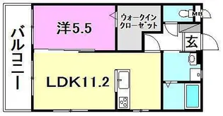 シャソワ【202号室】の間取り