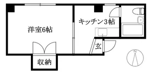 1Kの間取り画像